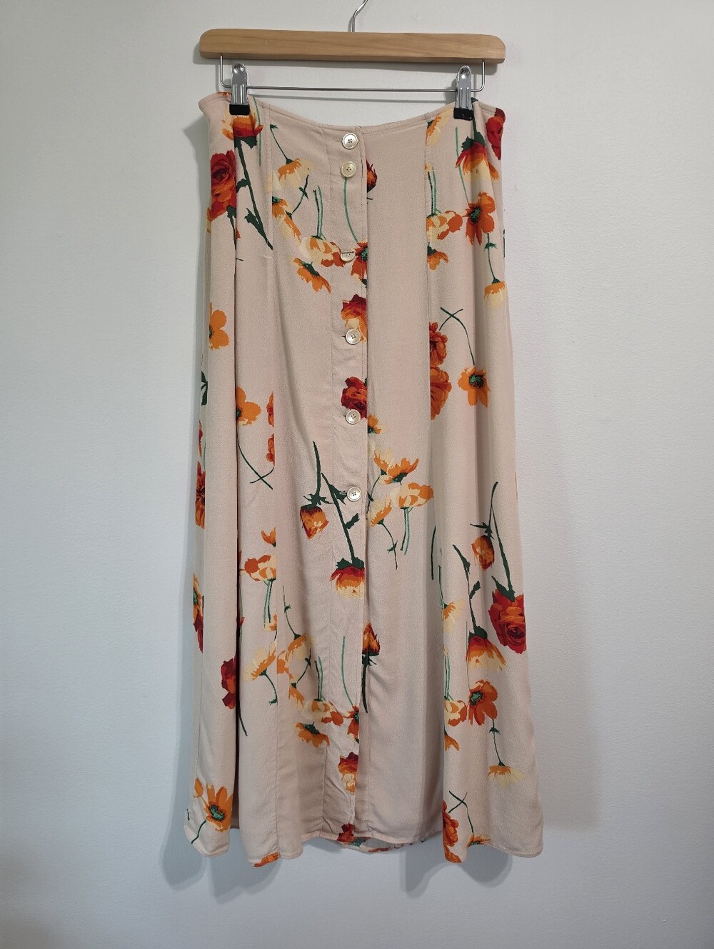 103. Wilfed Floral Midi Skirt Sz 10